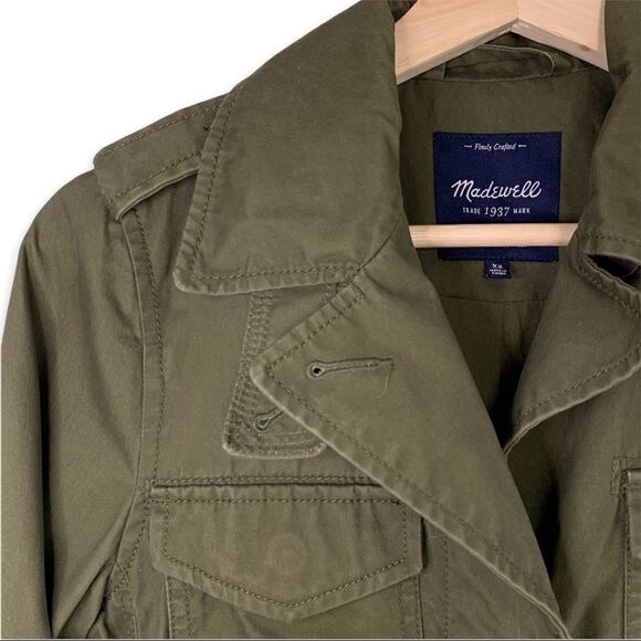 Madewell Outbound Utility Jacket Military Canvas - Picture 3 of 10